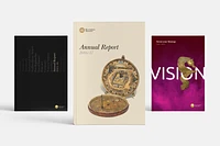 Birmingham museums annual report front cover design