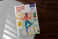 Henry boot wellbeing guide book graphic design front cover